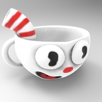 Small Cuphead Cup 3D Printing 195898