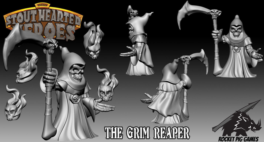 Rocket Pig Games Grim Reaper 3D Print 195899