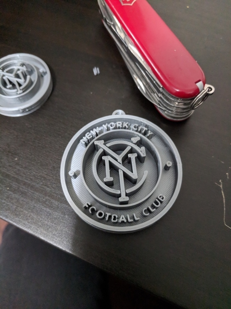 New York City Football Club Keychain
