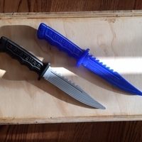 Prop Knife for Cosplay and Martial Arts Practice - Thumbnail 1