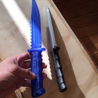 Prop Knife for Cosplay and Martial Arts Practice - Thumbnail 2