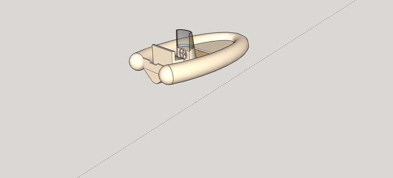 RIB (rigid inflatable boat)