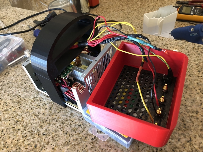 3D Printed Another ATX Bench Power Supply w Cord Storage by Mr EC ... - Container Another Atx Bench Power Supply W CorD Storage 3D Printing 195969