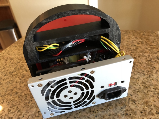 3D Printed Another ATX Bench Power Supply w Cord Storage by Mr EC ... - Container Another Atx Bench Power Supply W CorD Storage 3D Printing 195971