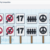 March for Our Lives Signs - MiniFig Compatible - Thumbnail 5