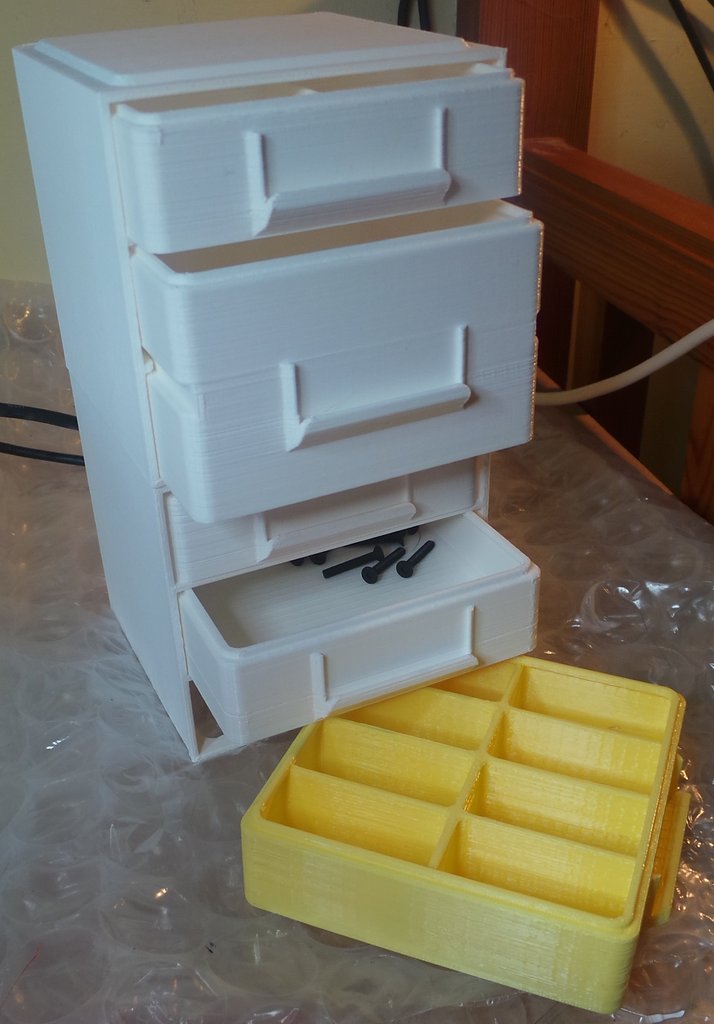 3D Printable Stackable Storage Boxes STL Files 