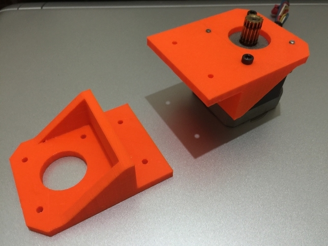 Z MOTOR MOUNT (conncetion) - 20 x 20 Sigma Profile 3D Print 196031