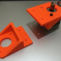 Small Z MOTOR MOUNT (conncetion) - 20 x 20 Sigma Profile 3D Printing 196031
