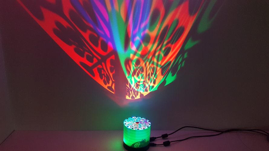 RGB Projector Lamp 3D Print 196089