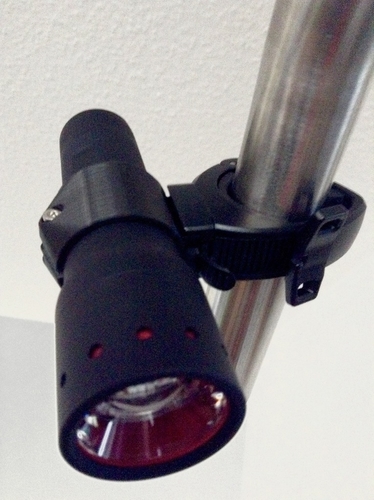 LED Lenser P7.2 mount for Sigma Lightster universal Socket 3D Print 196118