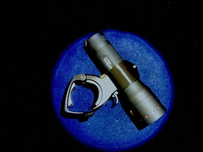 LED Lenser P7.2 mount for Sigma Lightster universal Socket 3D Print 196119