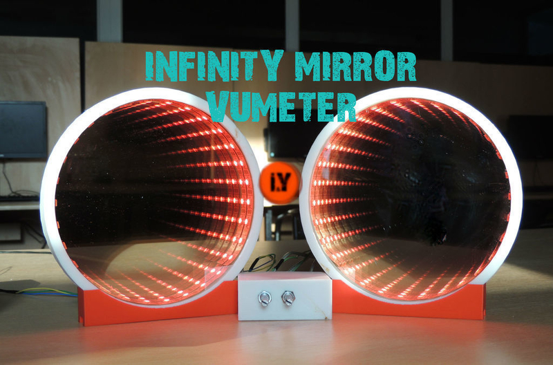 INFINITY MIRROR VU METER MUSIC EQUALIZER