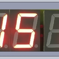 7 SEGMENT DIGITAL CLOCK AND THERMOMETER   - Thumbnail 3
