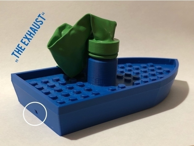 Balloon Boat 3D Print 196192