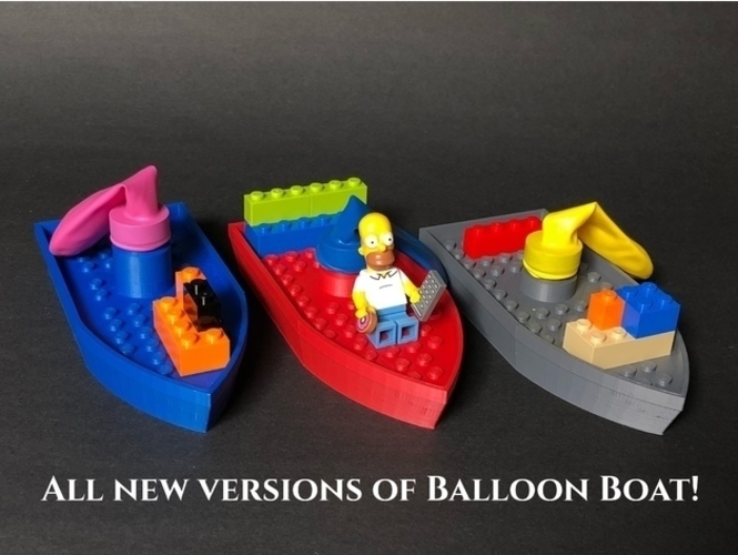 Balloon Boat 3D Print 196197