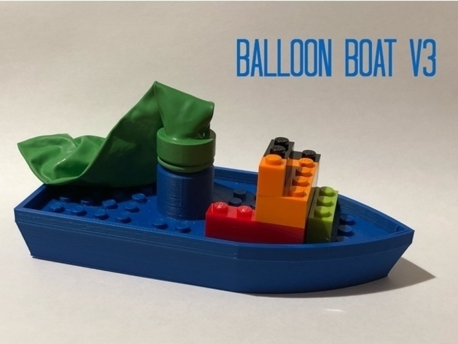 Balloon Boat 3D Print 196198