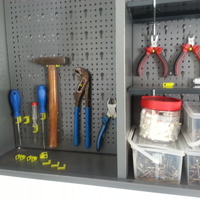 Small tool board hooks euro - Haken für Werkzeug für Lochwand mit Euro 3D Printing 196230