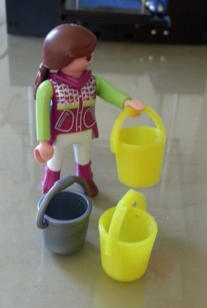 Playmobil bucket - Eimer, Kübel
