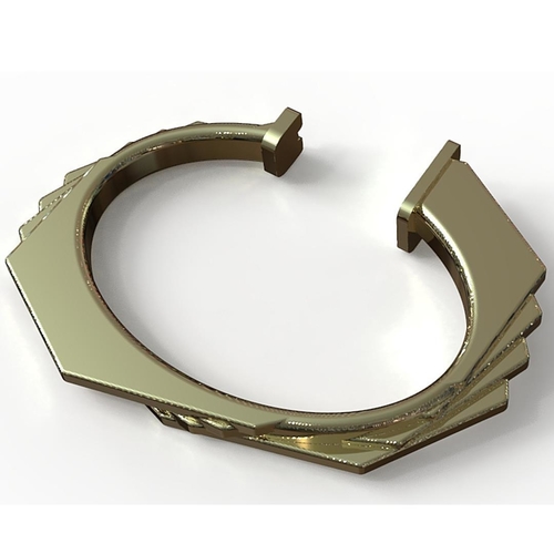 Octagonal bracelet  3D Print 196271