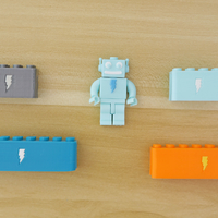 Webcam Cover-Up Lego brick with Adabot Mini Fig - Thumbnail 6