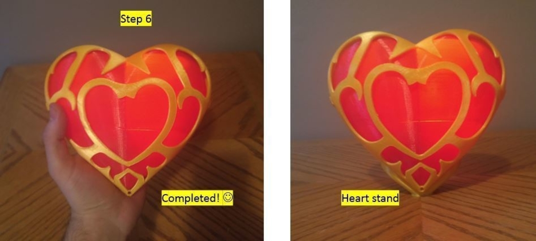 Zelda BOTW Heart Container 3D Print 196353