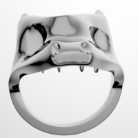 Small Dragon Ring  3D Printing 196422