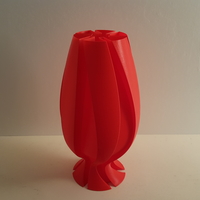 Wave Carved Torpedo Vase - Thumbnail 2