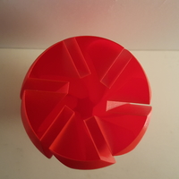 Wave Carved Torpedo Vase - Thumbnail 5