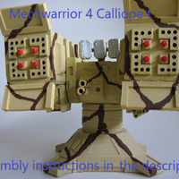 Small Mechwarrior 4 Calliope turrret 3D Printing 196534