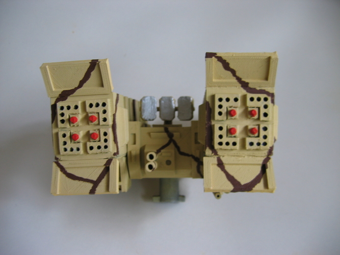 Mechwarrior 4 Calliope turrret 3D Print 196536