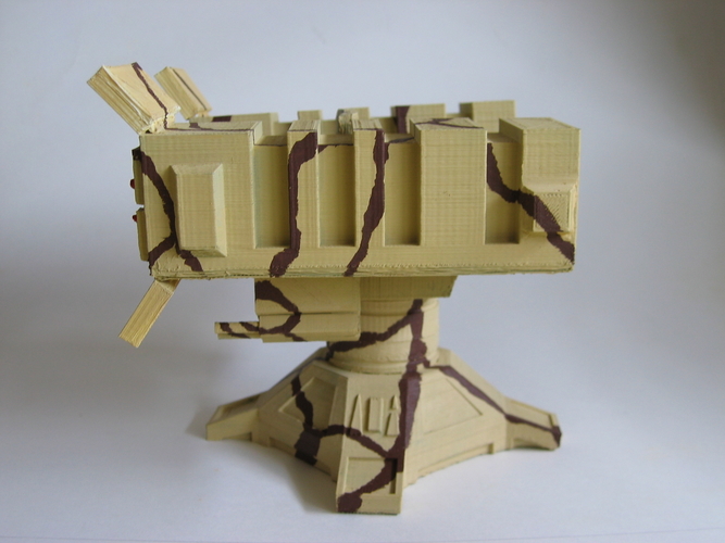 Mechwarrior 4 Calliope turrret 3D Print 196537