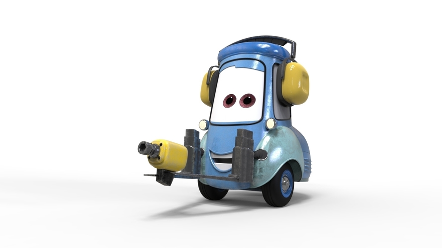 Guido Cars Forklift 3D Print 196608
