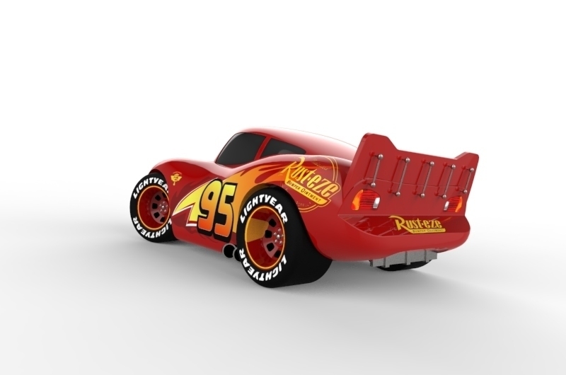 3D Printed Cars Saetta Lightning McQueen by paulboni95 Pinsh