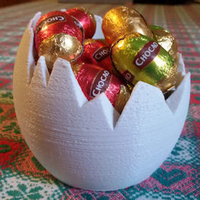 Small uovo rotto 3D Printing 196614