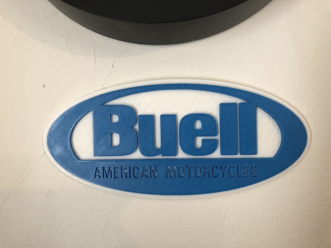 Buell American Motorcycles Logo Sign 3D Print 196665