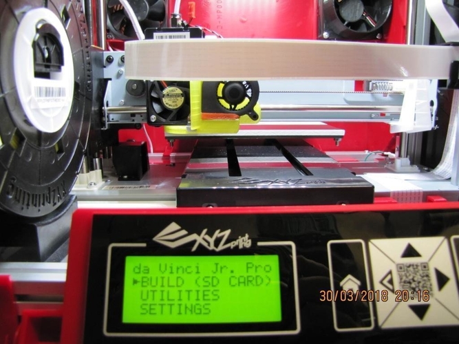 3d Printed Filament Cooler Da Vinci Jr 1 0 Pro Xyzprinting Davinci By Ronx666 Pinshape