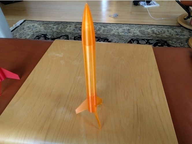 Alpha 3D Model Rocket 3D Print 196755