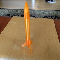 Alpha 3D Model Rocket - Thumbnail 2