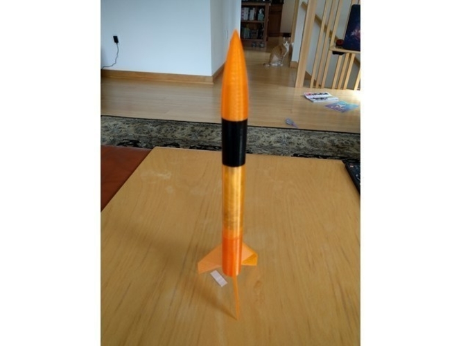 Alpha 3D Model Rocket 3D Print 196756