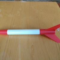 Alpha 3D Model Rocket - Thumbnail 4