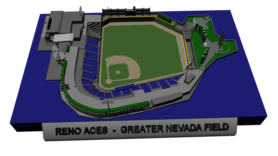Reno Aces-Gtr Nevada Field 3D Print 196831