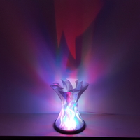 Parabolic Wave Carved Lampshade - Thumbnail 1