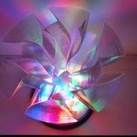 Parabolic Wave Carved Lampshade - Thumbnail 3