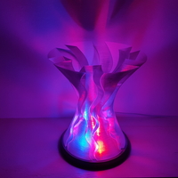 Parabolic Wave Carved Lampshade - Thumbnail 5