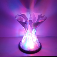 Parabolic Wave Carved Lampshade - Thumbnail 7