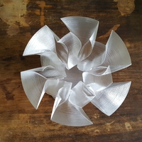 Parabolic Wave Carved Lampshade - Thumbnail 9