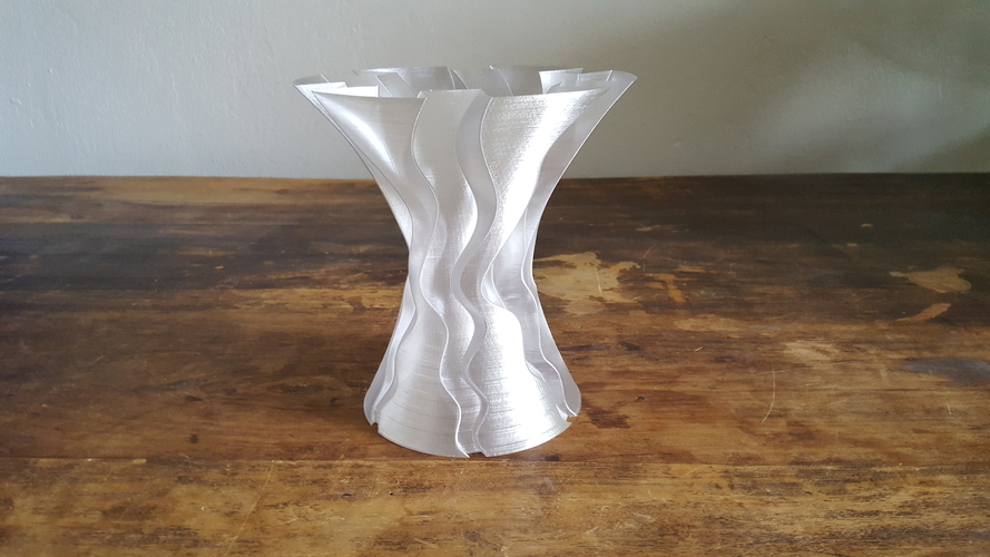 Parabolic Wave Carved Lampshade 3D Print 196909