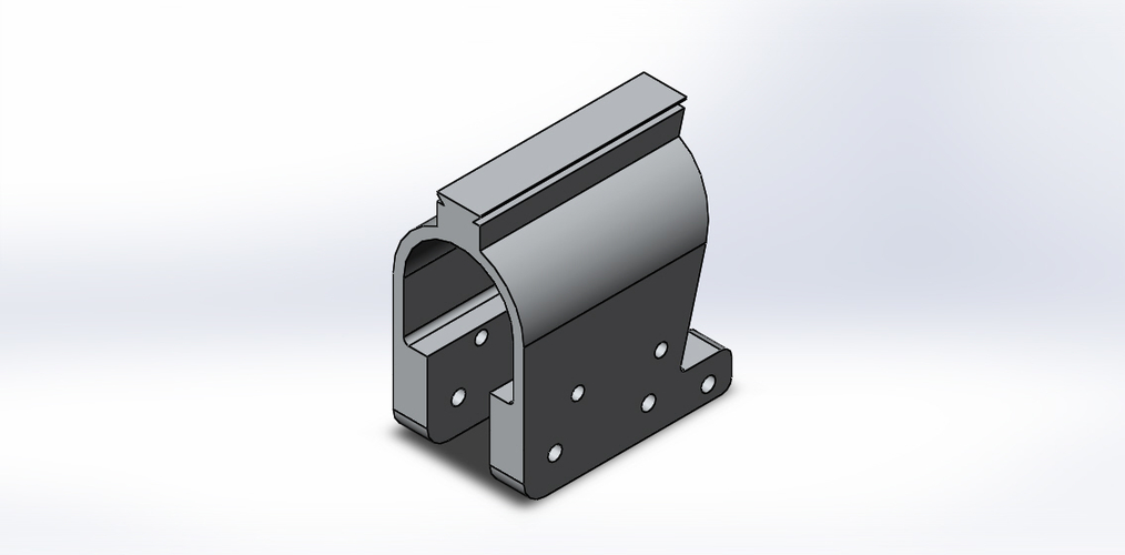 Pistol; Scope Mount 3D Print 196910