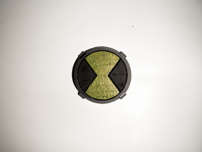 LEGO Breast Plate with Ben 10 Omnitrix Pattern