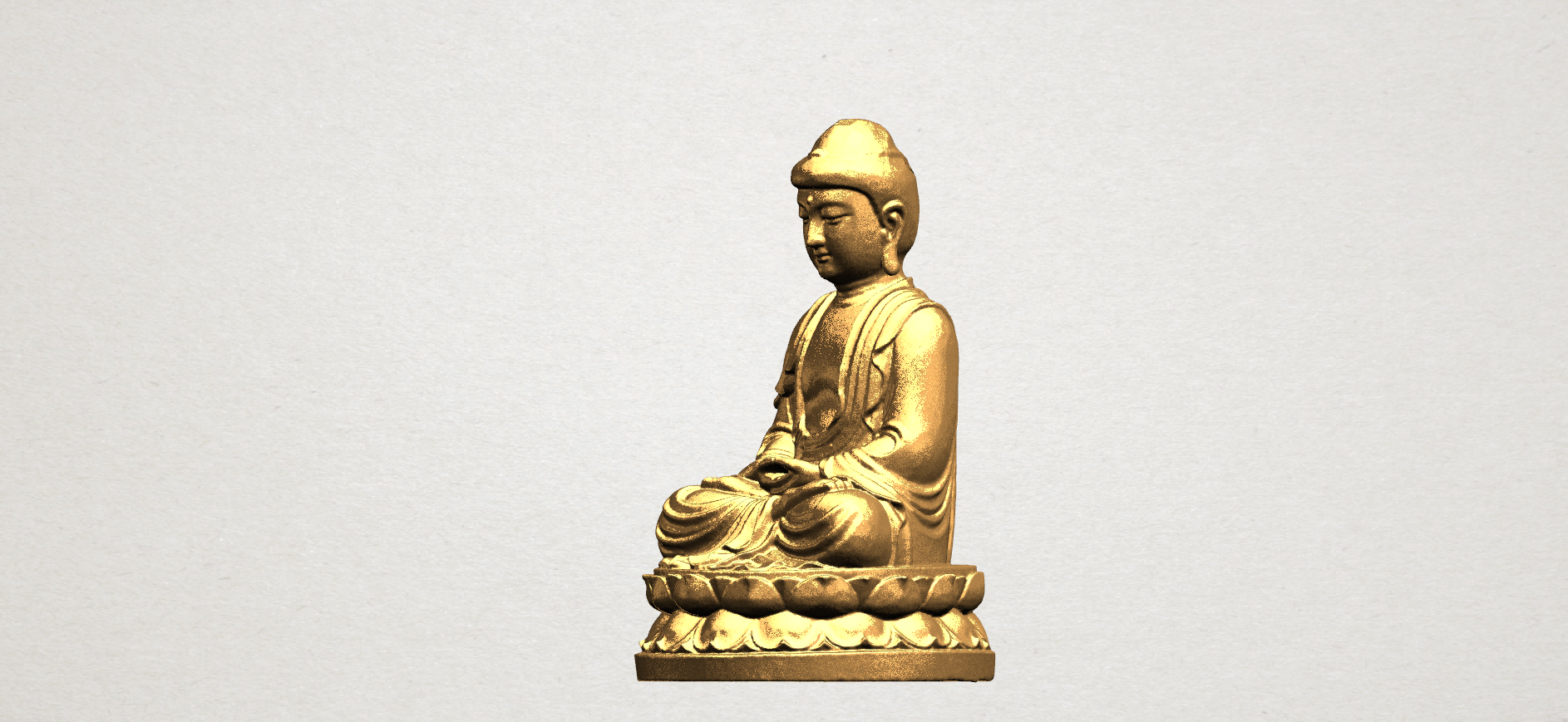 Статуэтка Будды Гаутамы. Будда 3д модель. Будда в 3